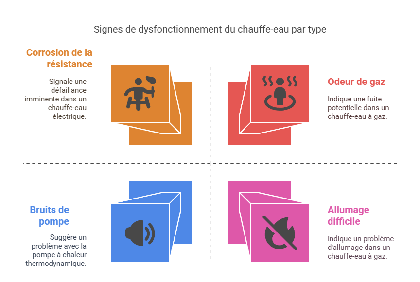 Différences des signes