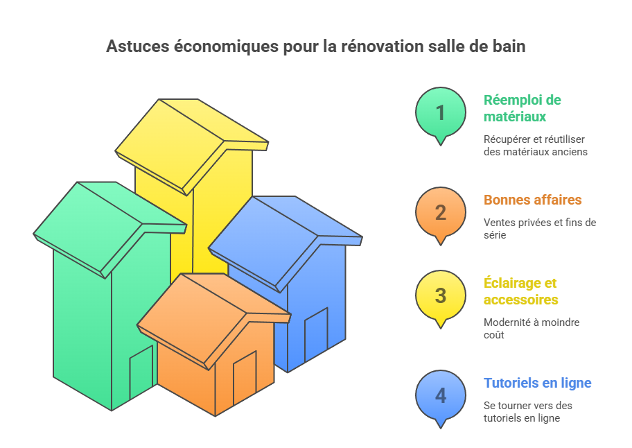 Astuces économiques pour la rénovation salle de bain