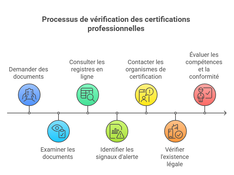 Méthodes de vérification des certifications