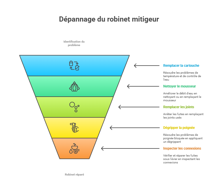 Réparer un mitigeur