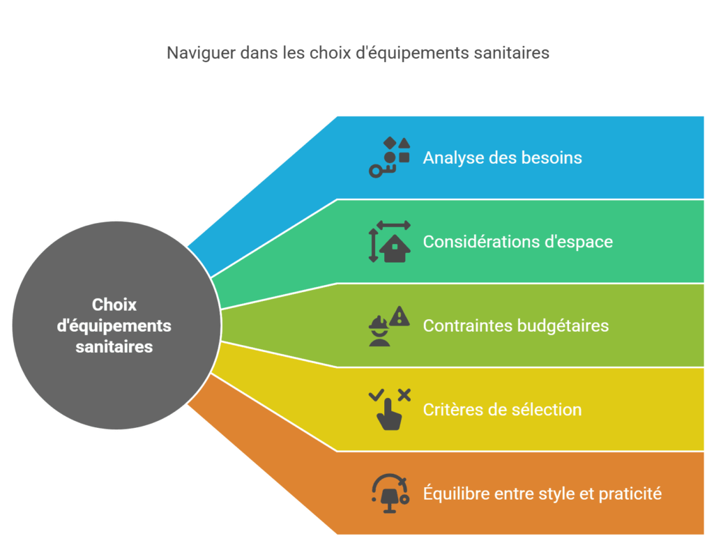 Choisir ses équipements sanitaires