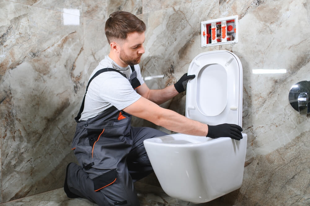 installation toilette