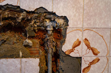 système de canalisation vieillissant