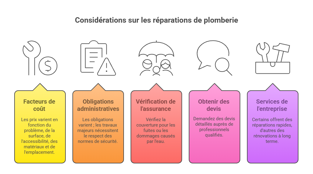 Coûts, obligations et démarches administratives